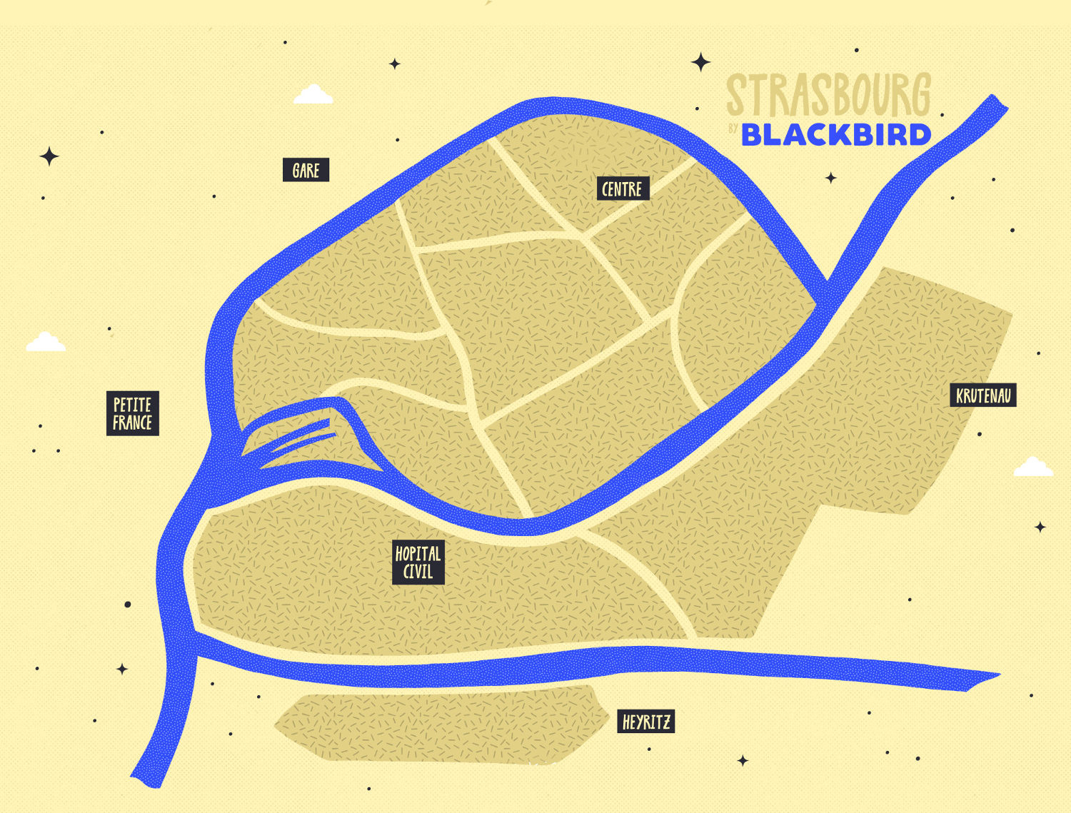 La carte de Strasbourg